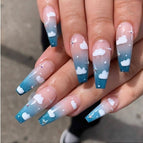 Blue sky cloud wear