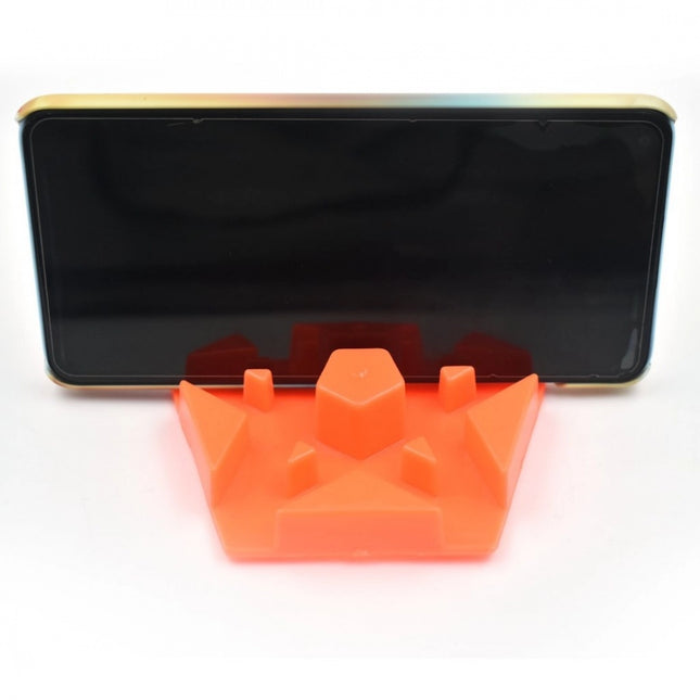 Pack Of 2_Hexagonal Shape Mobile Holder Multi Angle Adjustable Fold (Color: Assorted)
