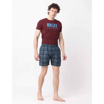 Pack_of_2 Men's Polycotton Checked Boxer Shorts (Multicolor)